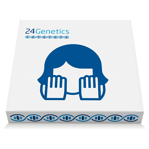 Test de ADN de Ancestros + Dermagenético - Prueba de ADN para un Cuidado de la Piel Personalizado - Incluye Kit de ADN para Realizar en Casa - 24Genetics